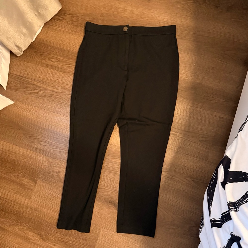 Zara Black High-Waisted Pants SUPER SOFT Size- XL